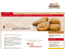 Tablet Screenshot of niederl-passail.at